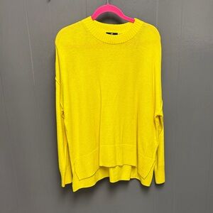 H&M Bright Yellow Crew Neck Sweater